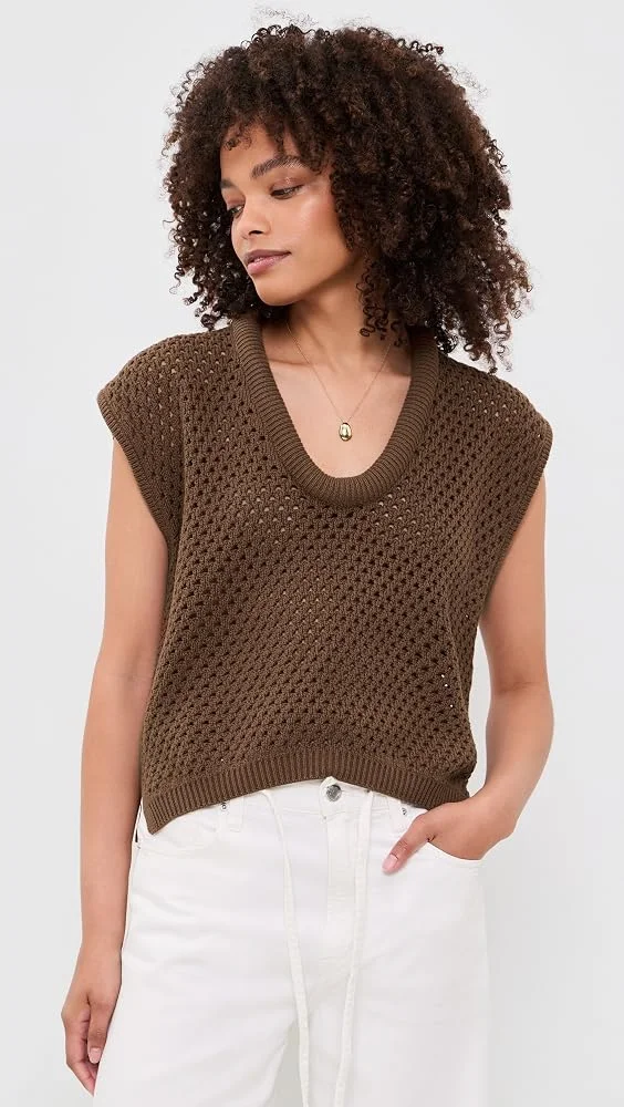 Beck Slouchy Open Knit Sweater