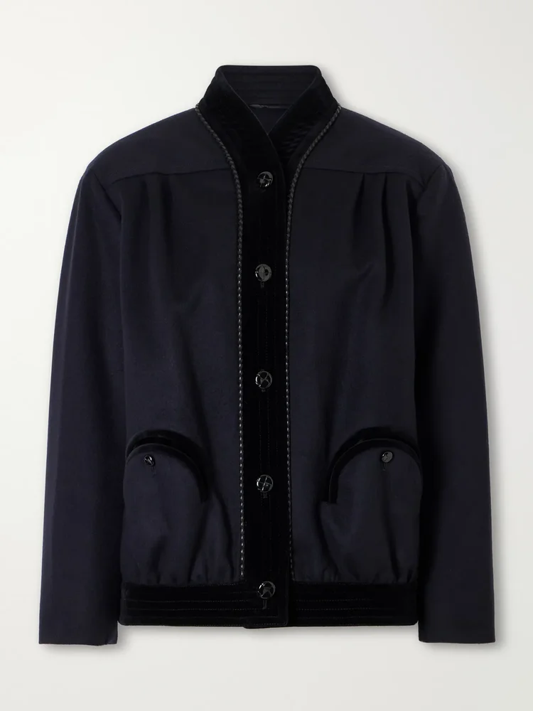 Coiba wool and cashmere-blend jacket