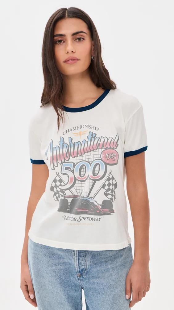 Motor Speedway Ringer Tee
