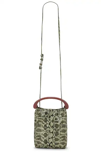 Small Resin Handle Crossbody Bag