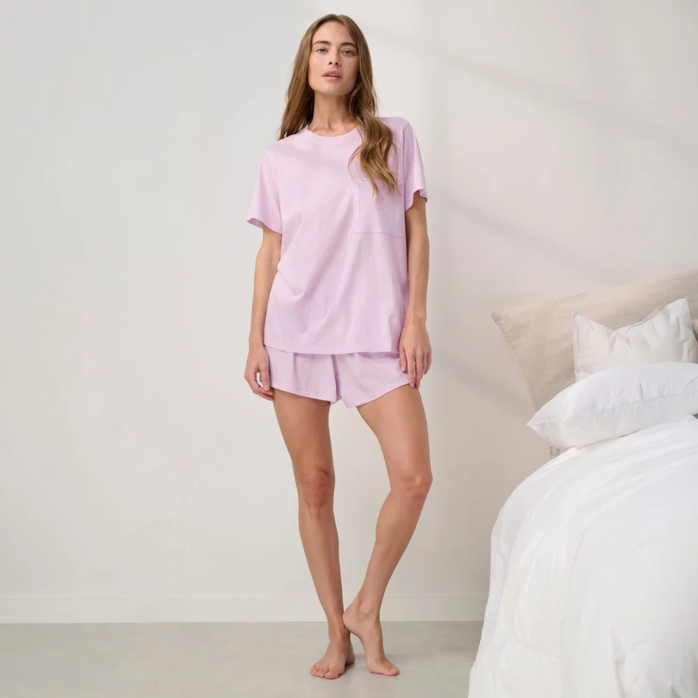 Organic Pima Tee Short Set