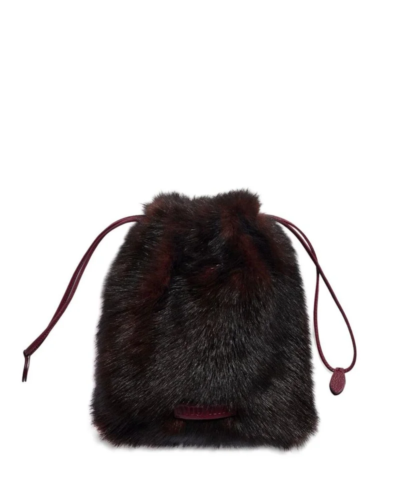 Shearling Pouch