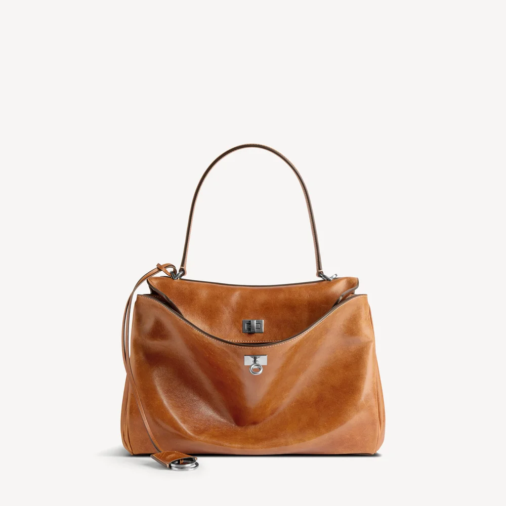 Rodeo Handbag Medium in Tan Cowboy
