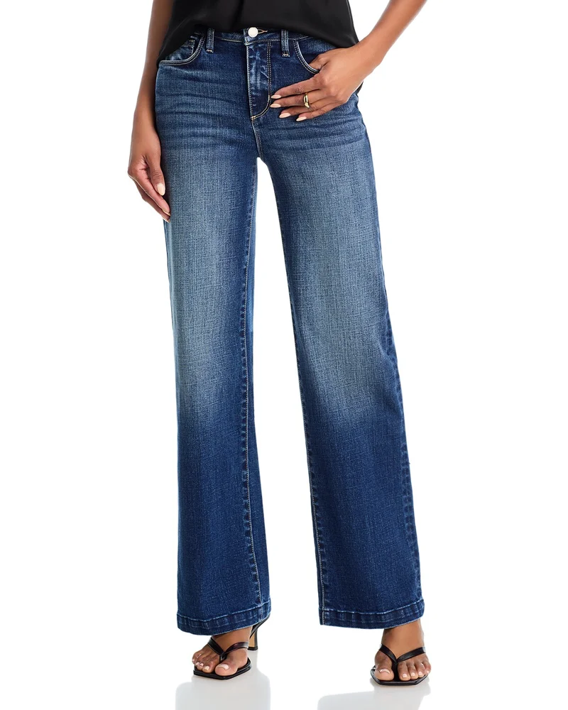 Scottie High Rise Wide Leg Jeans in Gladstone