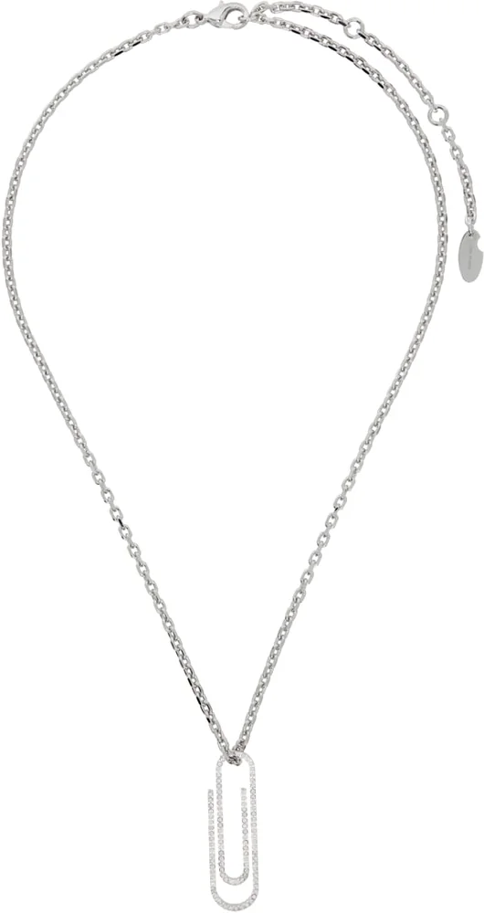Paperclip Strass Necklace