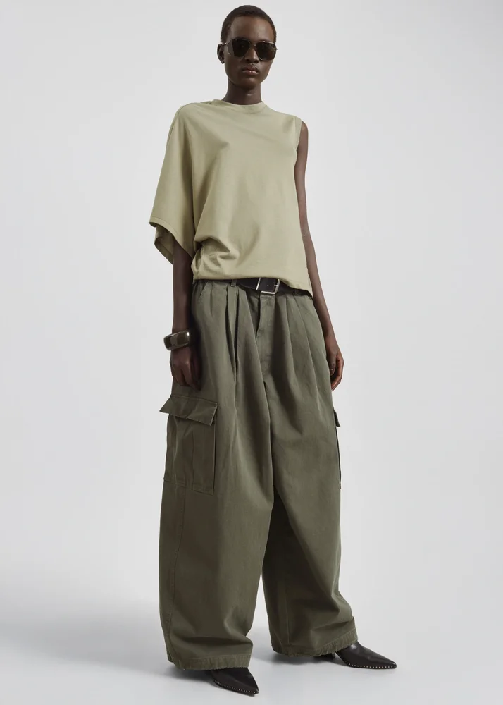 thefrankieshop.com Wandle Cargo Pants - Khaki