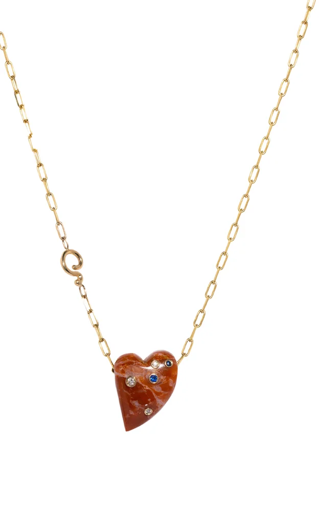 Passion 14K Gold Jasper, Multi-Gem Charm