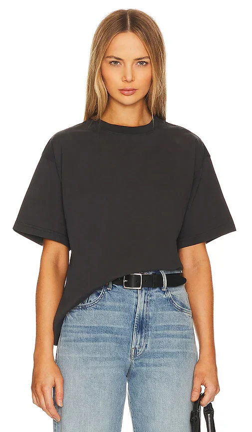 New relaxed linen T-shirt