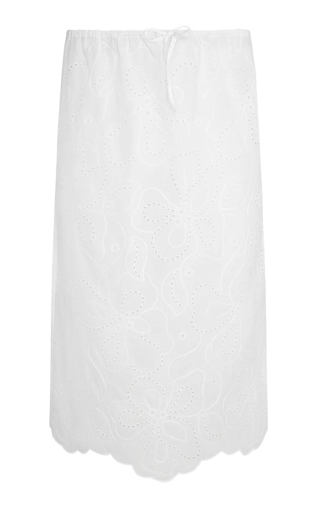 Drawstring Midi Skirt