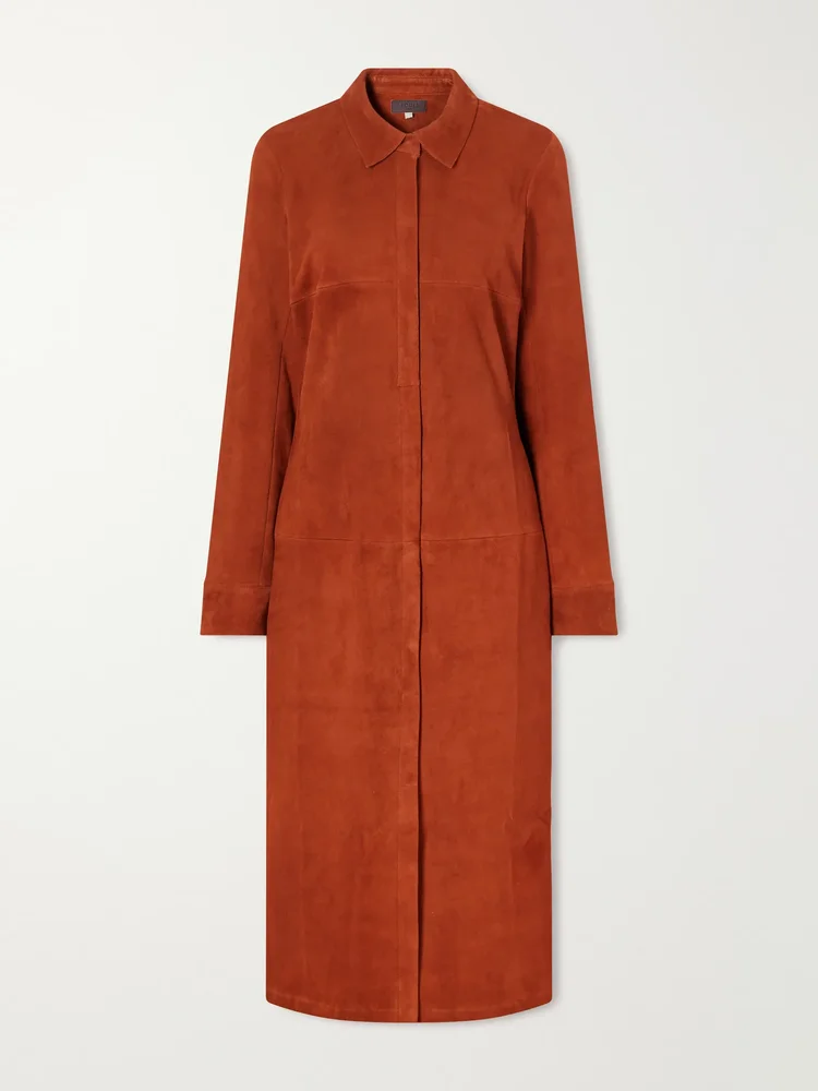 Becky suede midi dress