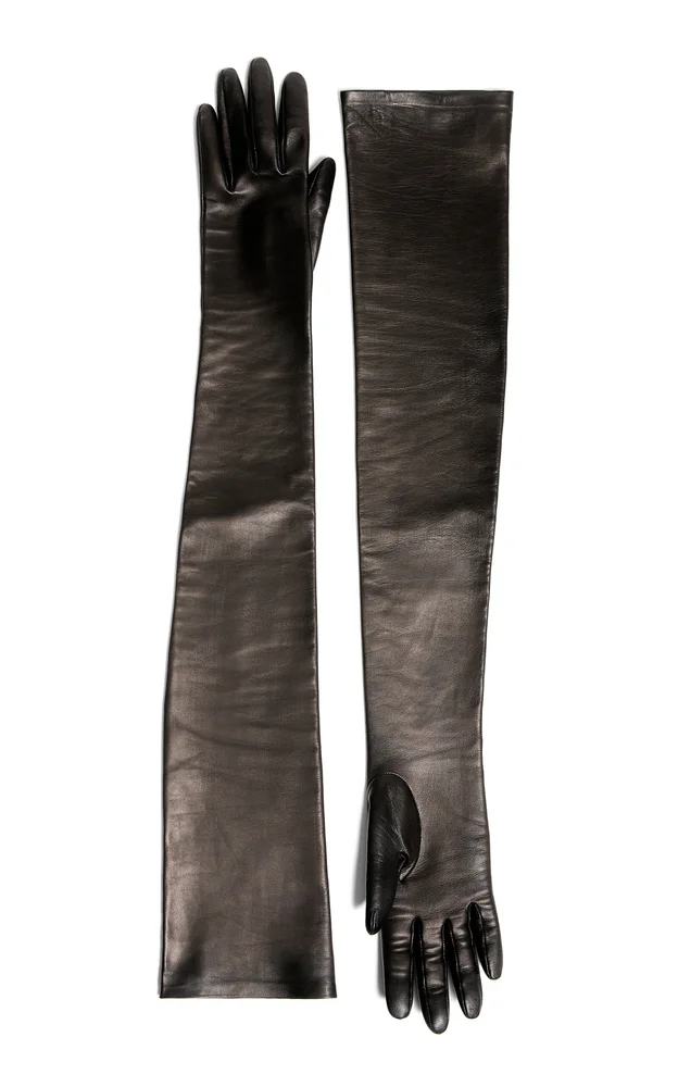 Remo Long Leather Gloves