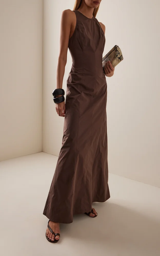 Dori Cotton Poplin Maxi Dress