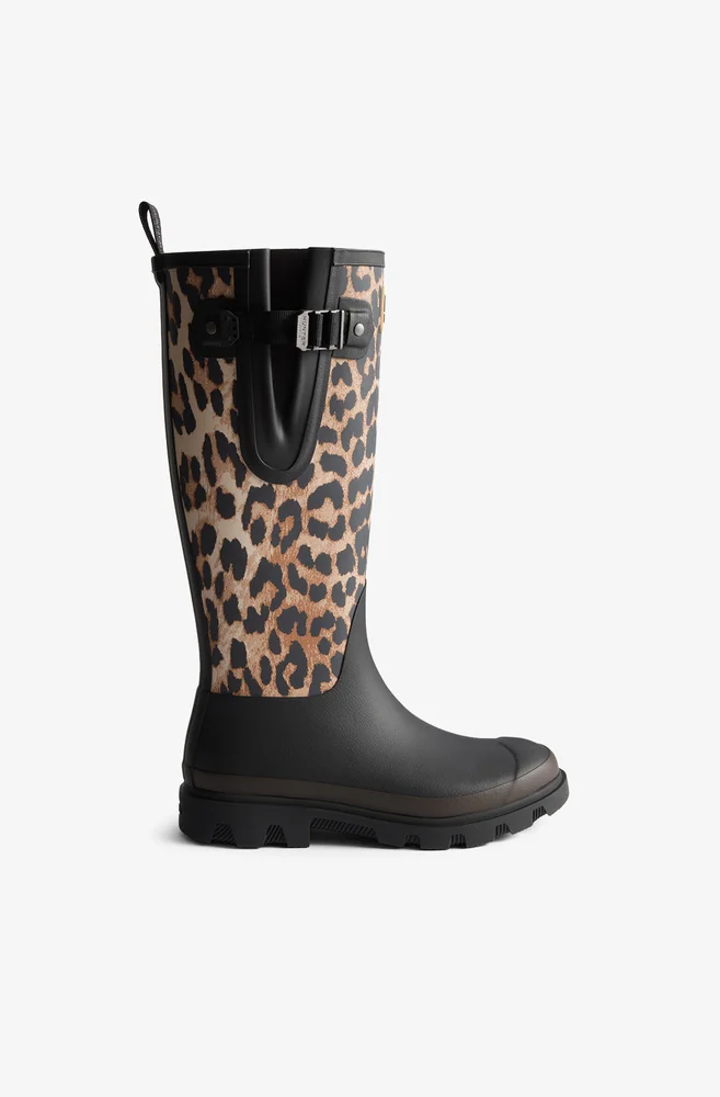 Downpour Tall Boots in Leopard
