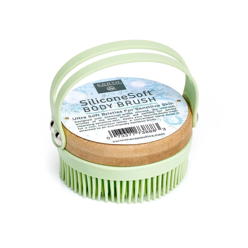 Silicone and Bamboo Soft Body Brush
