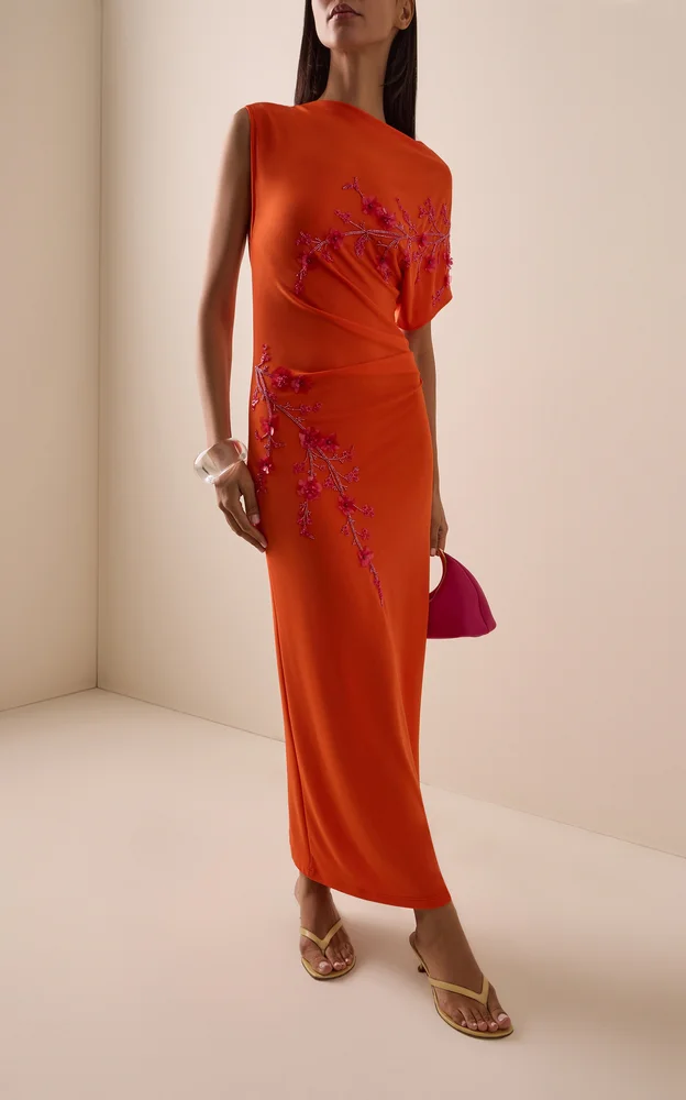 Exclusive La Isla Off-The-Shoulder Maxi Dress