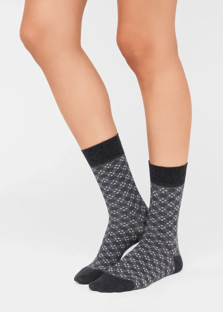 Patterned Short Socks