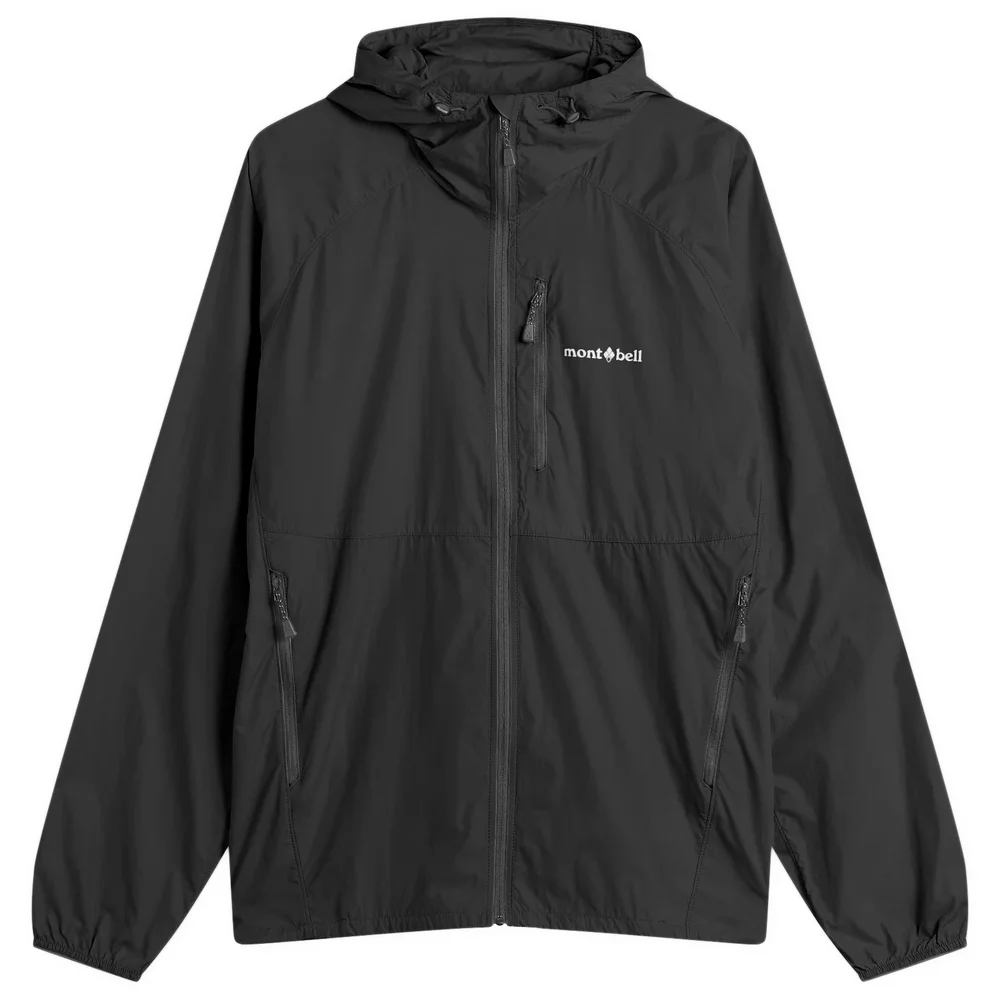 Montbell Wind Blast Hooded Jacket Black