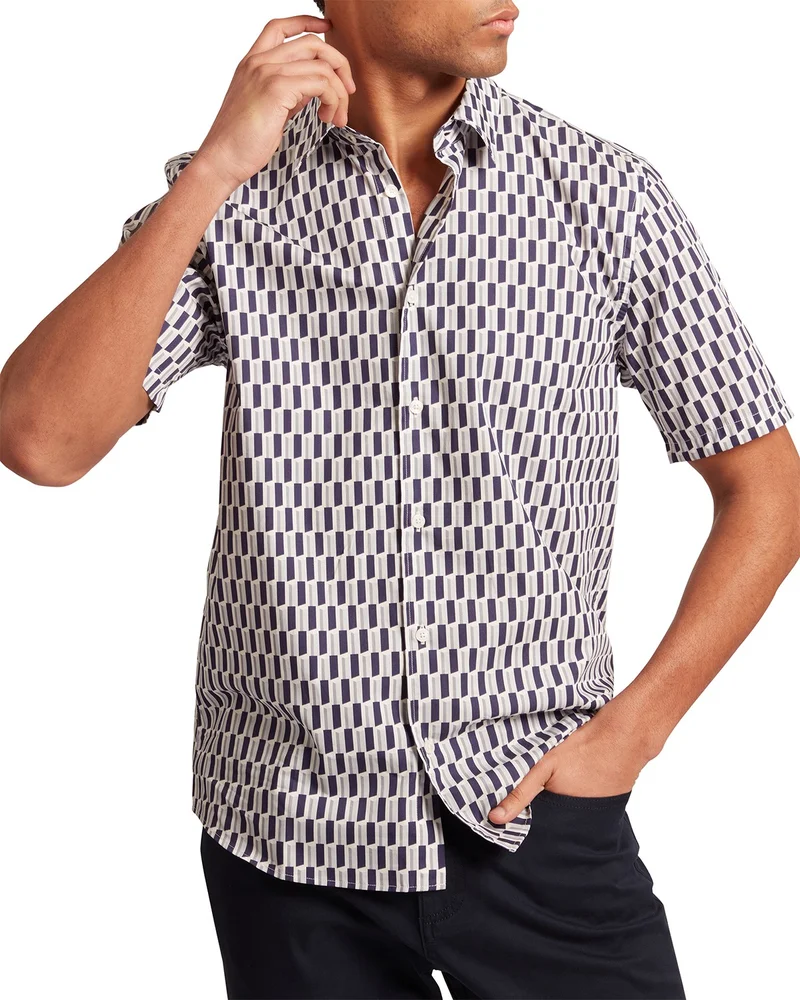Pearsos Geo Print Shirt
