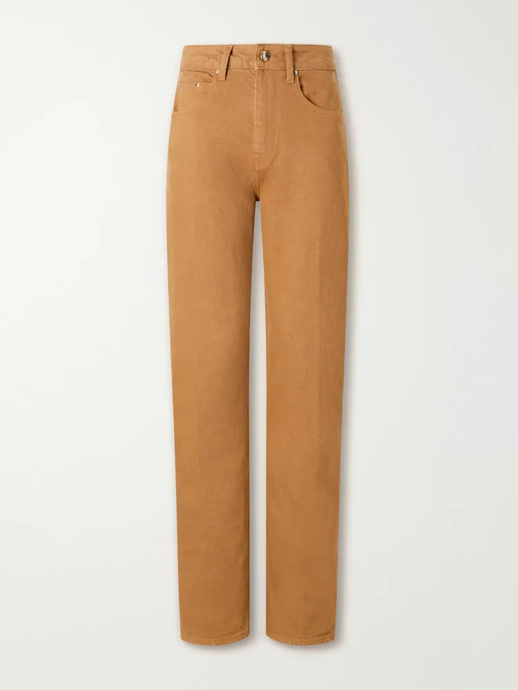 Noon high-rise straight-leg jeans