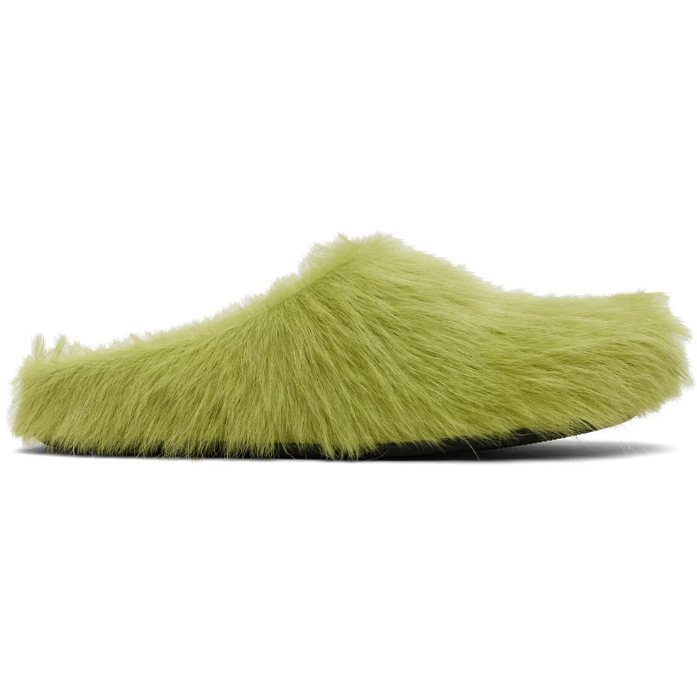 Green Fussbett Sabot Slip-on Loafers