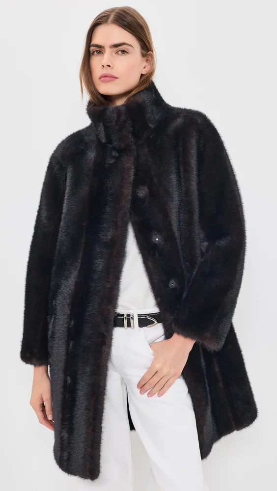 Blair Shaved Mink Coat