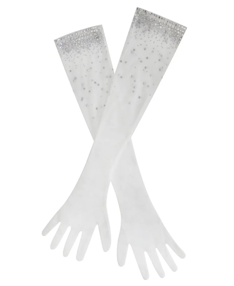 Izzy Crystal Opera-length Gloves