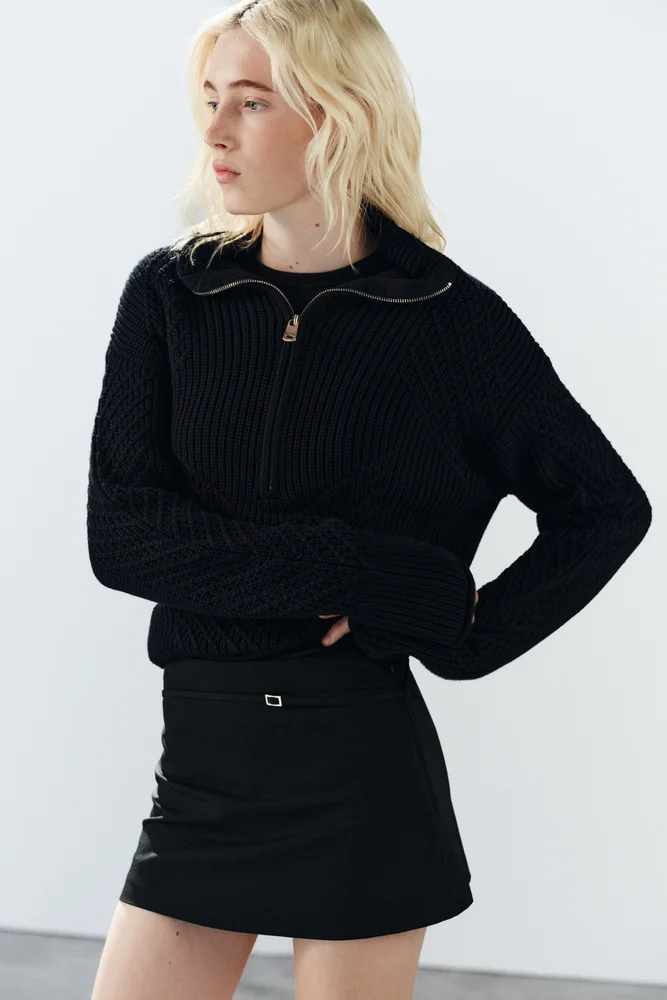 Belted Skort