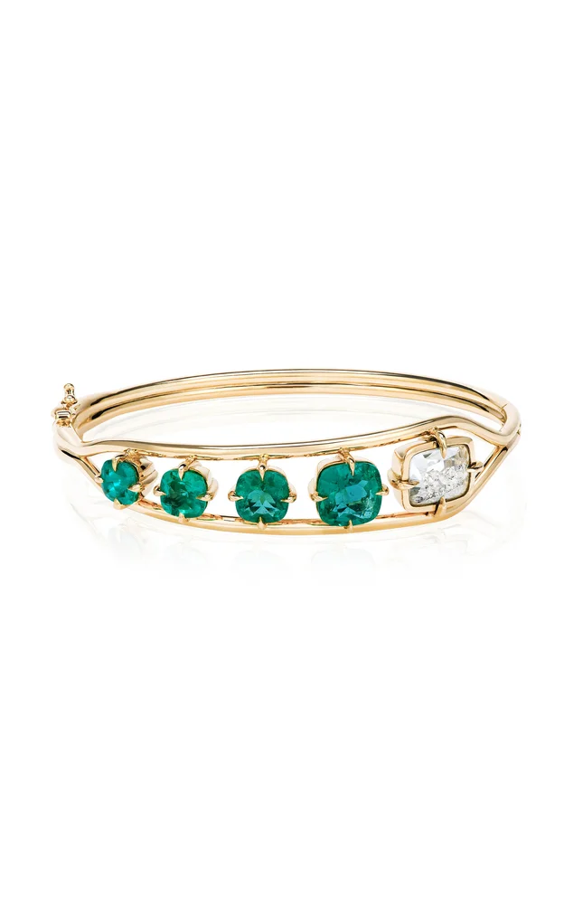 18k Yellow Gold Ita Bangle