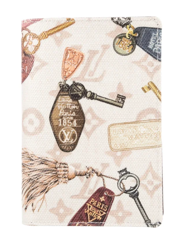 Monogram Flight Mode Keys Passport Cover