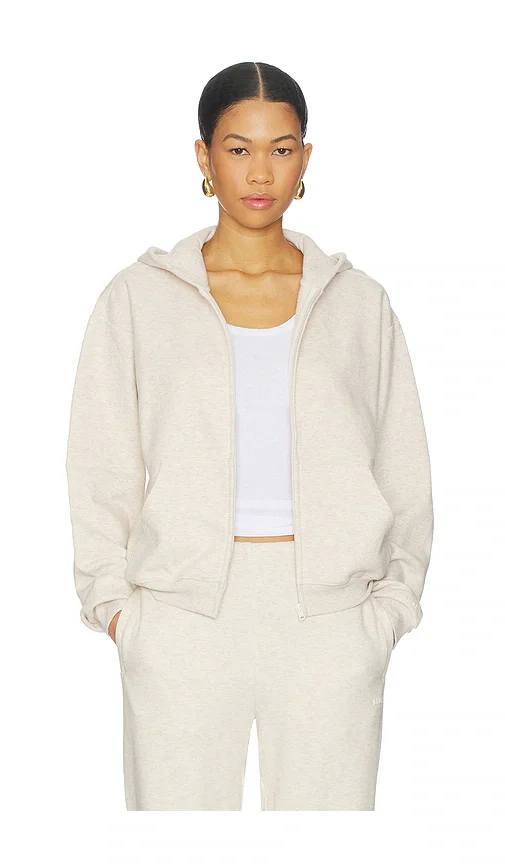 Cotton Fleece Classic Zip Up Hoodie SKIMS