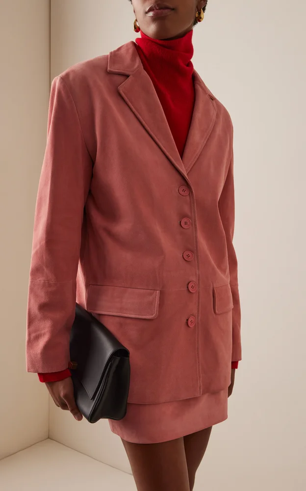 Oversized Suede Jacket
