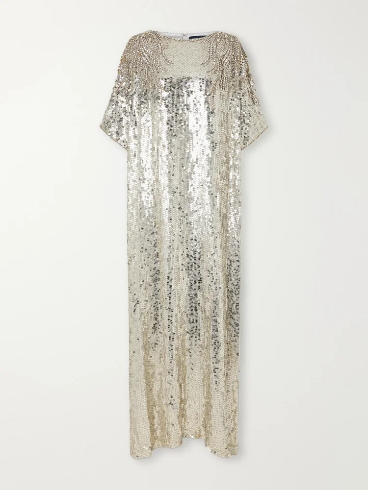 Kai sequined tulle gown