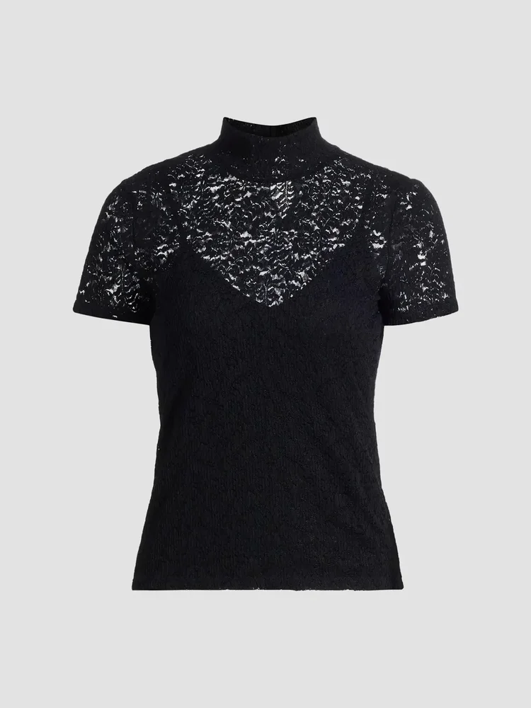 June Knit Lace Shirt