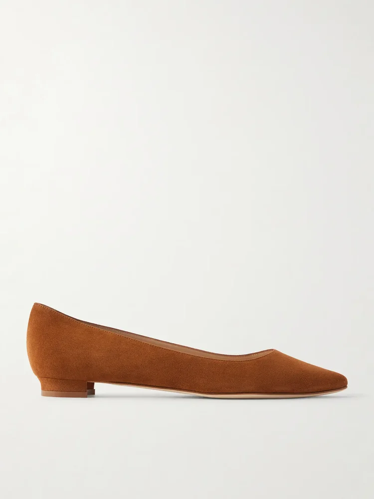 BB suede ballet flats