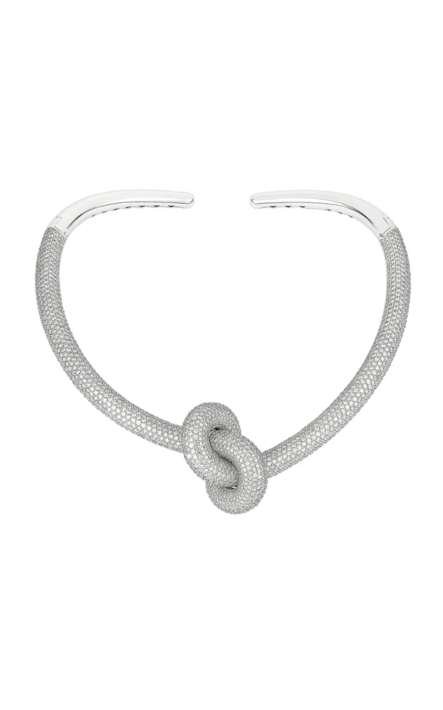 Legacy Knot Collier Pave