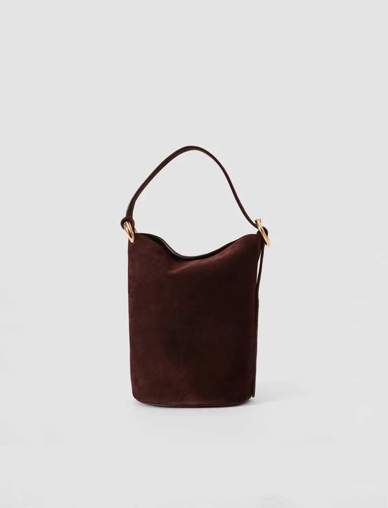 Mini Bucket Suede Bag