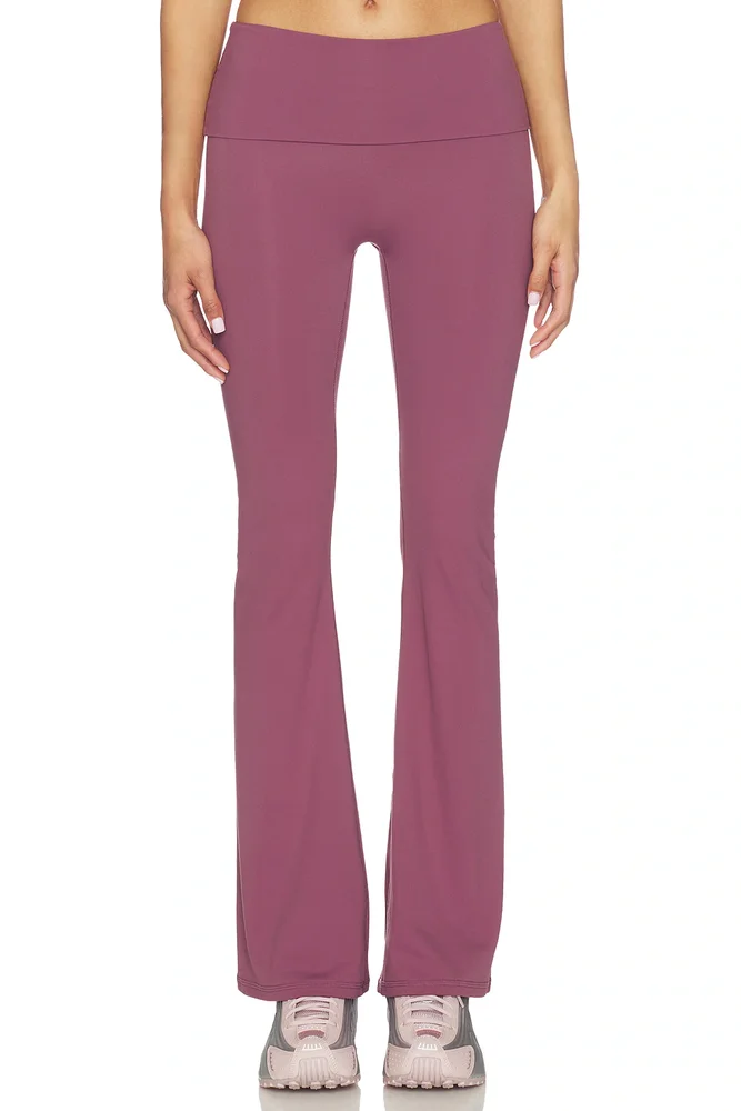 Foldover Flare Legging