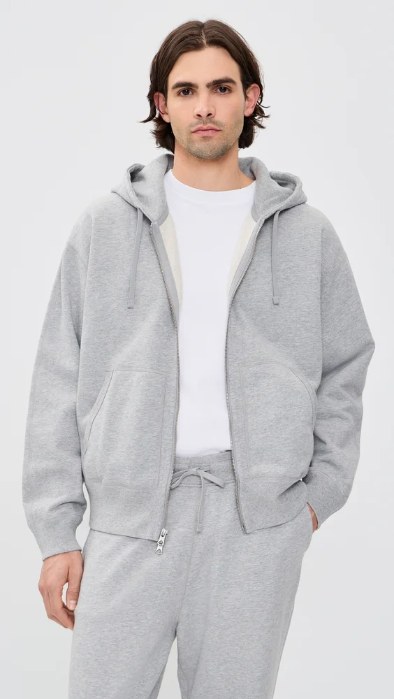 Mid-Weight Terry Relaxed Zip Hoodie
