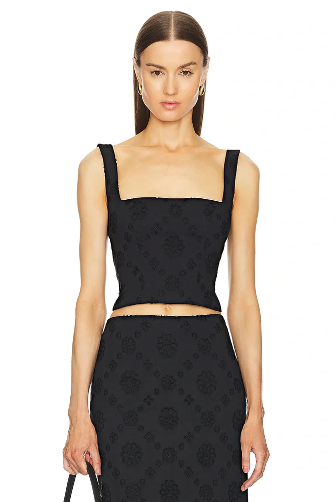 Eyelet Corset Top