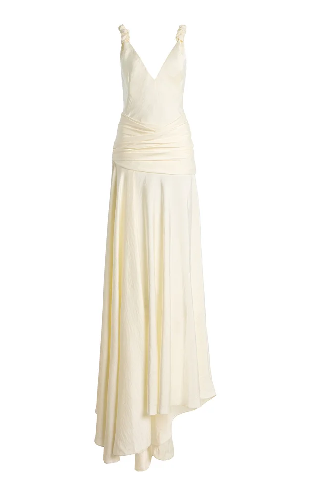 Exclusive Madalena Crepe Maxi Dress