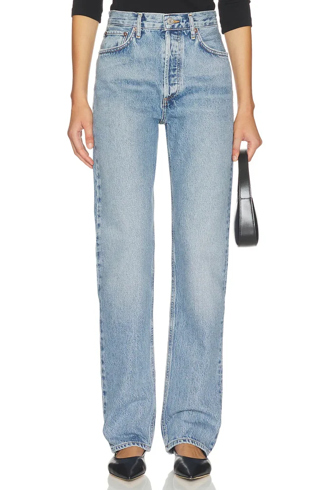 90s Pinch Waist Long Jean