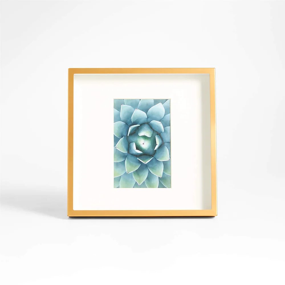 Brushed Brass 4x6 Picture Frame
