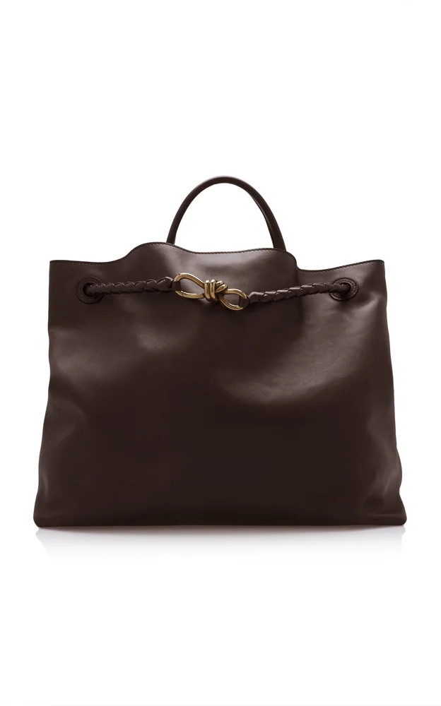 Large Andiamo Silky Leather Bag