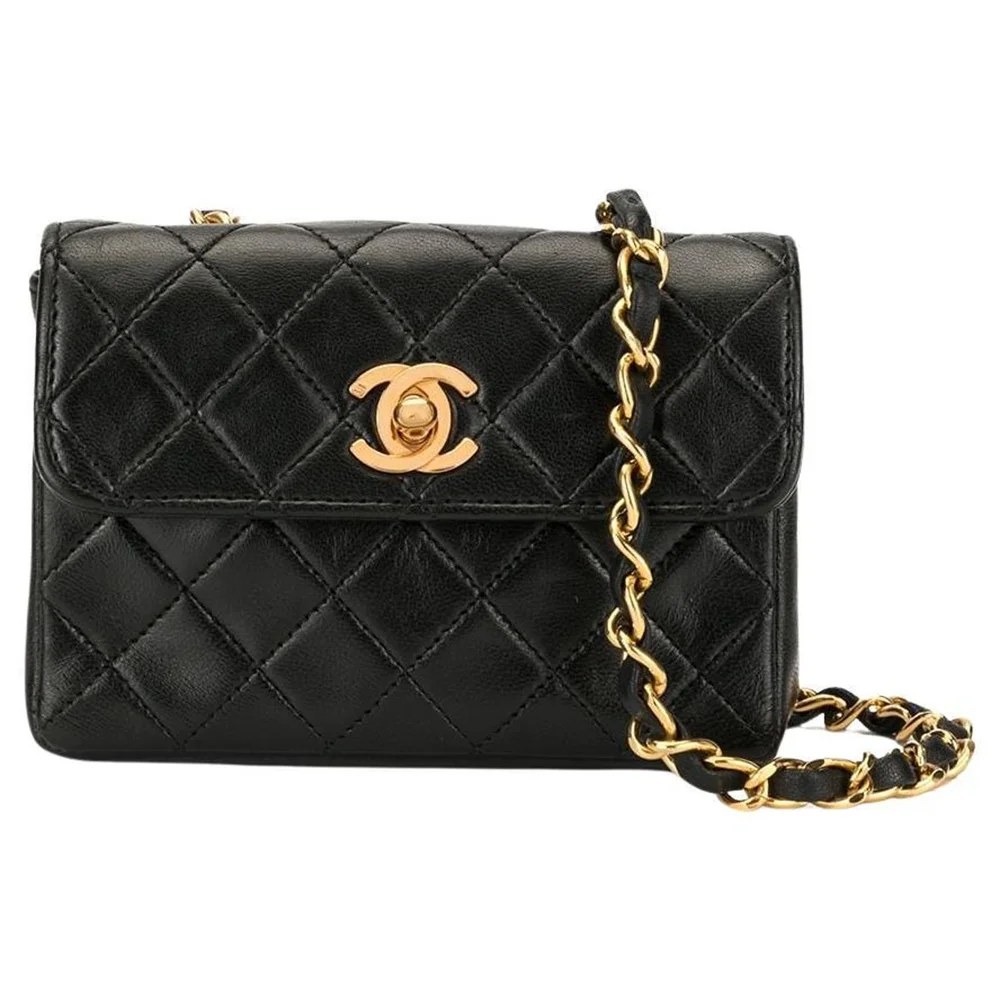 Pre-Owned Chanel Vintage Mini Crossbody Flap Bag