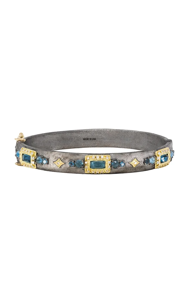 18K Yellow Gold Topaz Bracelet