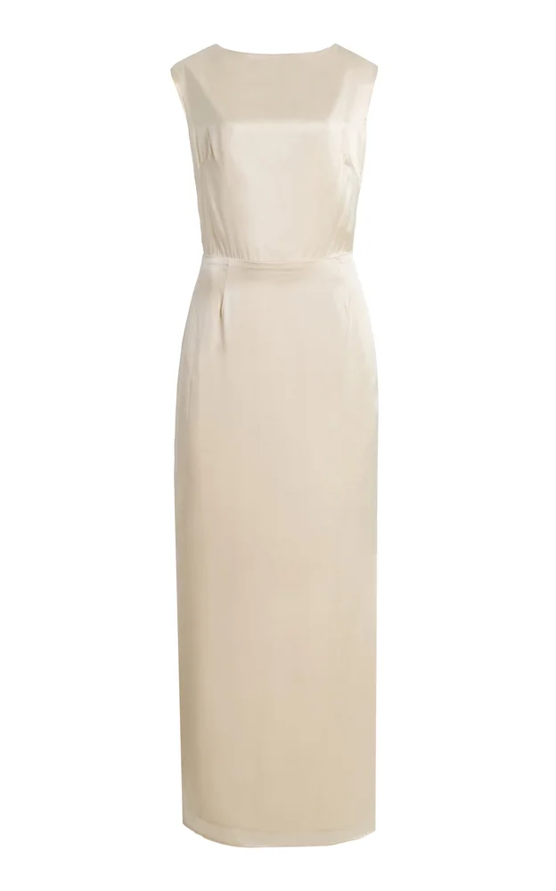 Exclusive Lockwood Silk Charmeuse Gown