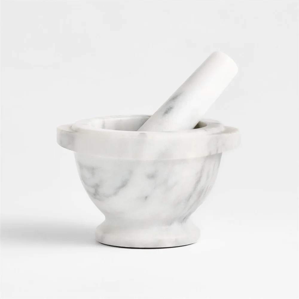 Marble Mortar and Pestle
