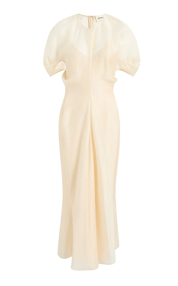 Ria Ruffled Midi Dress