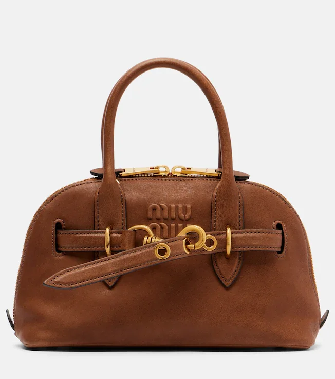 Adventure leather tote bag