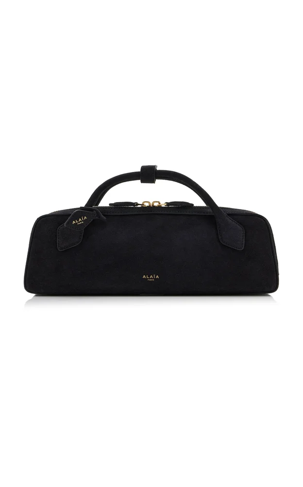 Le Teckel Suede Clutch